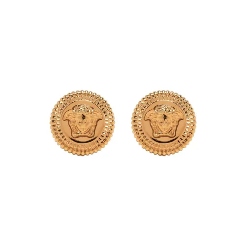 VERSACE Металл Серьги-гвоздики Золото Мужской