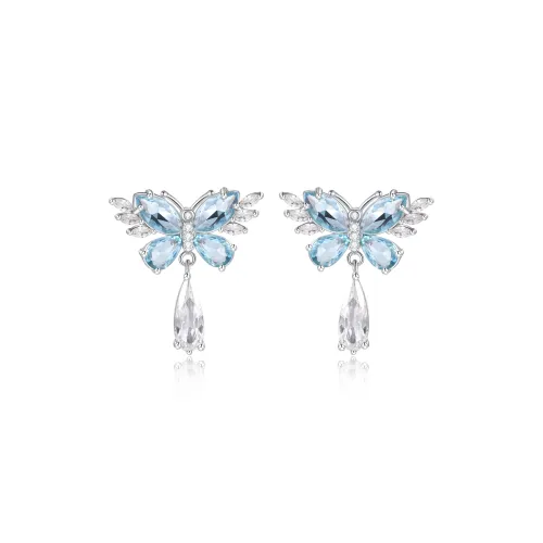 TEEX Стиль Мори Освежающий Dynamic Искрящийся Аксессуары Мечтательный Шimmer Нишевый Дизайн Серьги-гвоздики Женские