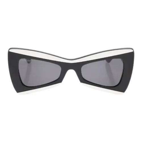 OFF Белый Нерегулярная форма Солнцезащитные очки Унисекс Черный