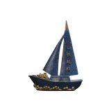 Золотая монета Парусники