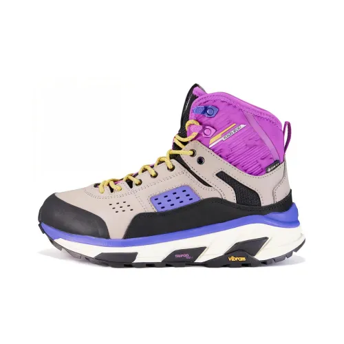 KOLON SPORT Трипод Амортизация Износостойкие Высокие Беговые Кроссовки Унисекс Серый