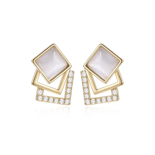 Серьги VAN GOGH с цирконием женские