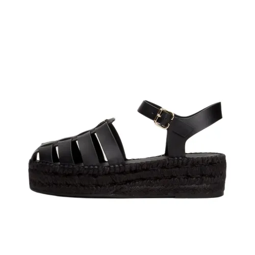 Сандалии в римском стиле Tommy Hilfiger 5 см женские черные