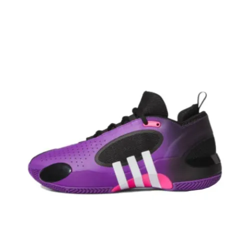 Adidas D.O.N. Issue #5 Баскетбольные кроссовки Low Топ Фиолетовый Черный Унисекс