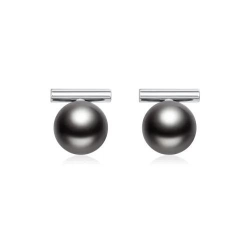 CLORIS YING Shell Pearl Stud Earrings Women's