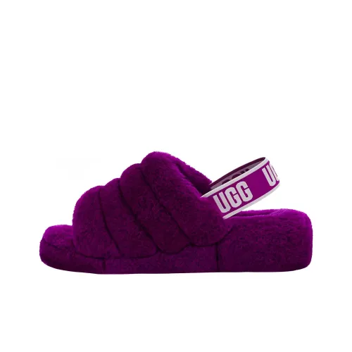 UGG FLUFF YEAH Slide Стильный Сандалии Женские Berry