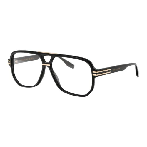 MARC JACOBS Ацетат Нерегулярная форма Оправа для очков Мужская Черная