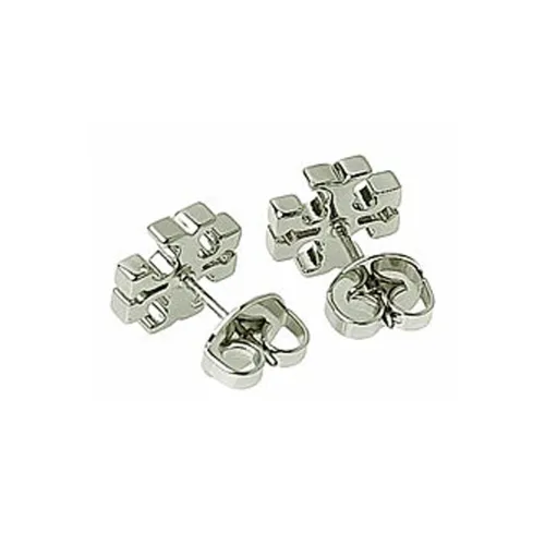 TORY BURCH Серьги-гвоздики Женские Серебряные