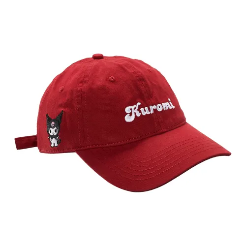 Sanrio Kulomi Высокое качество Хлопок Бейсболки Унисекс Красный