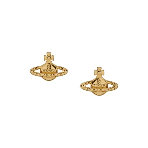 Vivienne Westwood Brass Stud Серьги Женские Золото