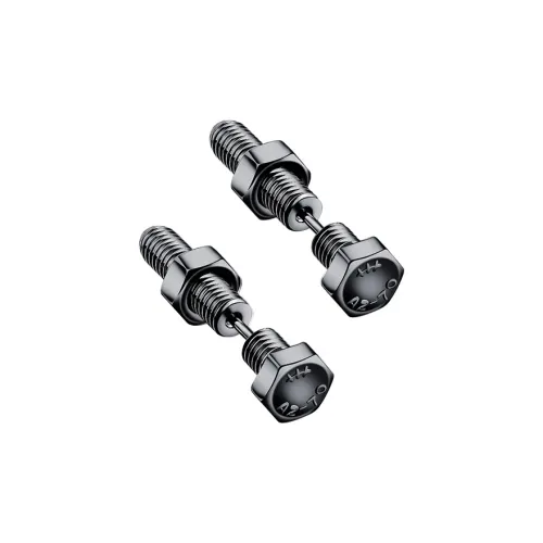 MUSTKOO Титановые стальные серьги-гвоздики унисекс