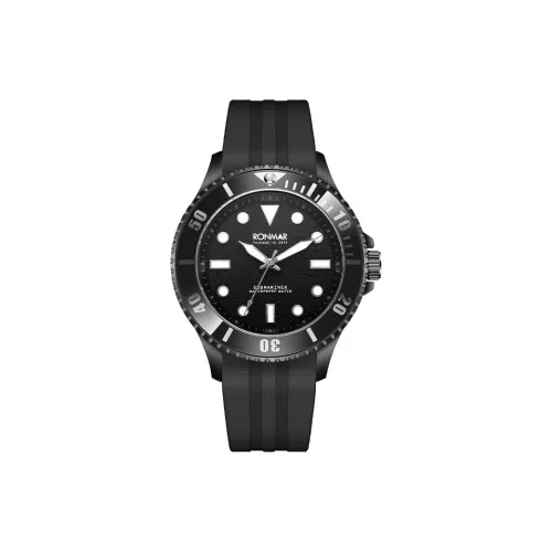 RONMAR Gothic Planet Set Collection Кварцевый механизм Силиконовый ремешок Часы Унисекс Черный циферблат