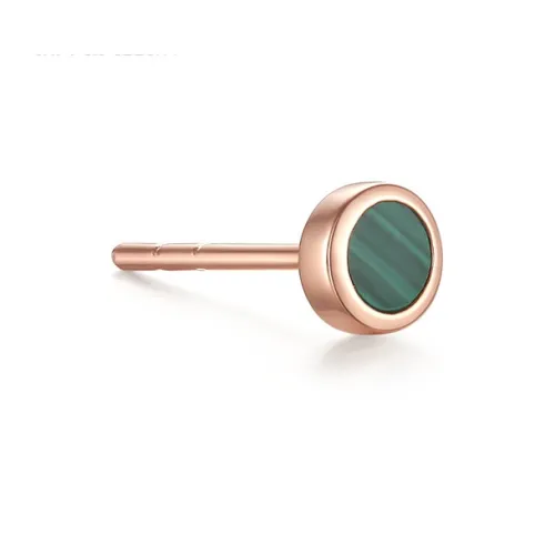 CHJ JEWELLERY Серьги-гвоздики из золота 18K для женщин
