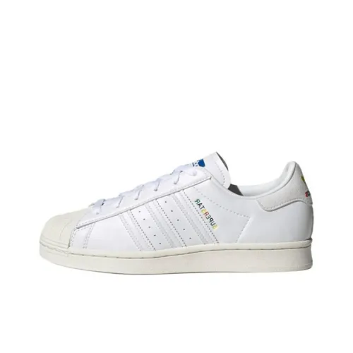 Adidas Originals Superstar Series Low Топ Скейтборд Кроссовки Женские Белые