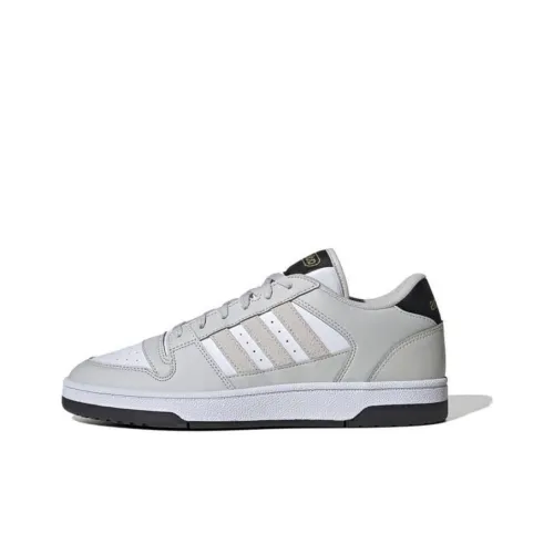 Adidas TURNAROUND Slip-resistant Abrasion-resistant Low Top Skateboard Shoes Unisex Gray White Adidas TURNAROUND Противоскользящие Устойчивые к истиранию Низкие Кеды для скейтбординга Унисекс Серый Белый