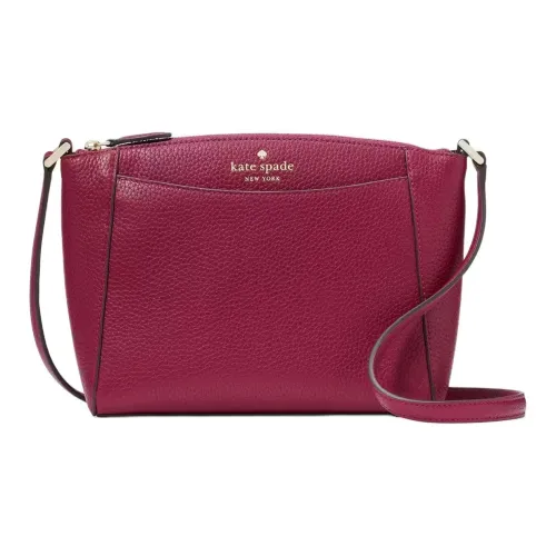 Kate Spade Сумка через плечо из кожаной ткани женская темно-малиновый цвет