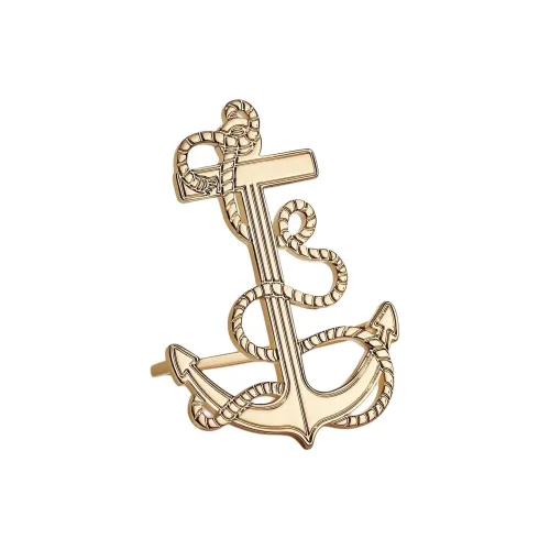 HERMES Шелковый шарф с нижним зажимом женский золотой