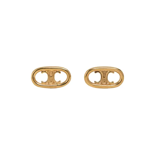 CELINE Triumphal Arch Brass Stud Серьги Женские