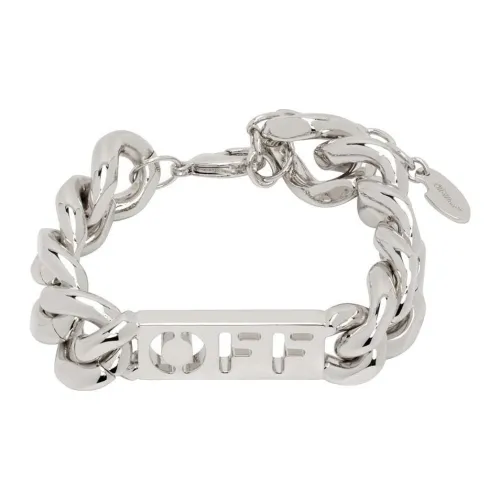 Off Белый Brass Bracelets Унисекс