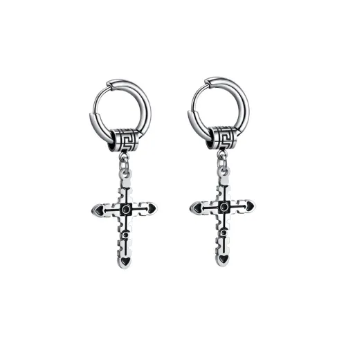 MUSTKOO Титановые стальные серьги-гвоздики унисекс