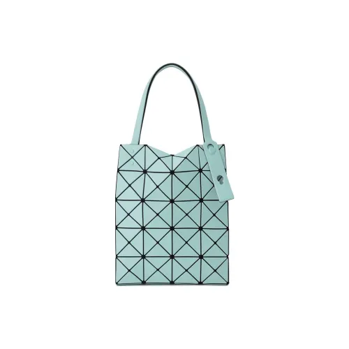 ISSEY MIYAKE Lucent Boxy Нейлон Искусственная кожа Маленькая квадратная сумка Тоут Сумка Сумка Женская Кремово-зеленая