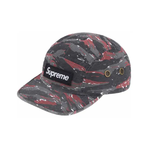 Supreme 100% хлопок Кепки Унисекс Камуфляжный красный