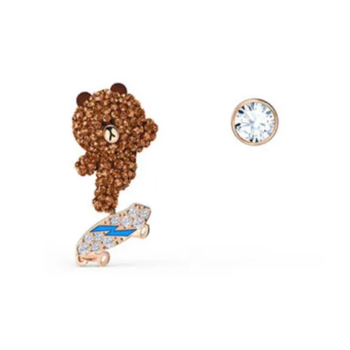 Swarovski Line Friends Серьги-гвоздики Женские