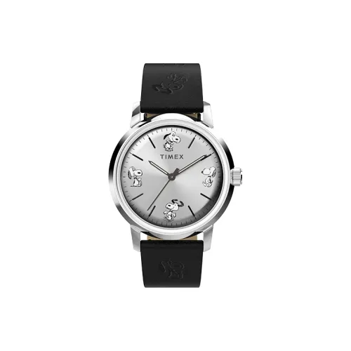 TIMEX Автоматический Механический Механизм Мужские Часы 40 мм Серебряный
