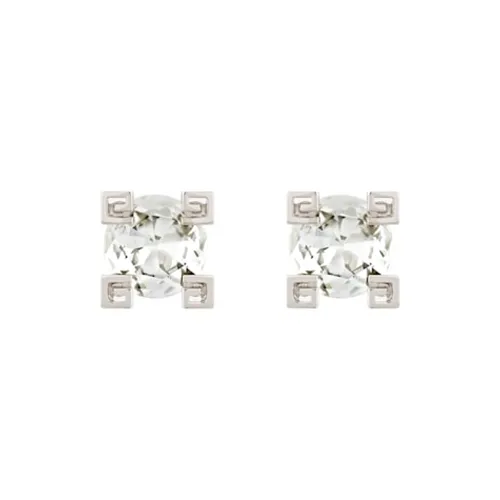 GIVENCHY Комплект с Crystals Серьги-гвоздики Женские Серебряные