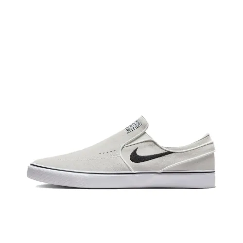 Nike SB Janoski+ Slip Устойчивый к истиранию Дышащие Низкие Кроссовки для скейтбординга Мужские Черный Белый