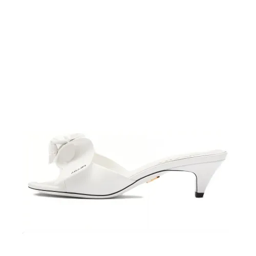 PRADA Слипоны 4,5 см Женские Белые