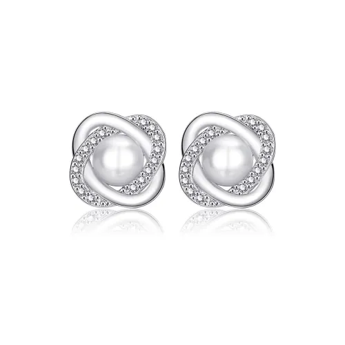 DJIN Серебро S925 Серьги-гвоздики Женские