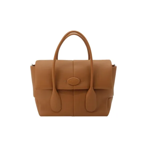 TOD'S DI с рельефной телячьей кожей сумка через плечо маленькая сумка женская желтая