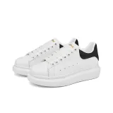 Черная кожа, каблук Tab