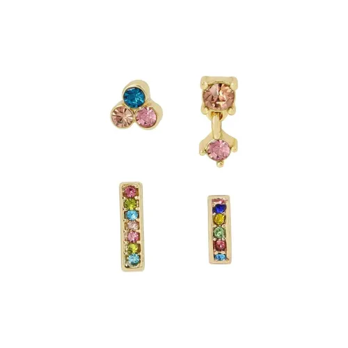 STEVE MADDEN Металл Стекло Серьги-гвоздики Женские Многоцветный