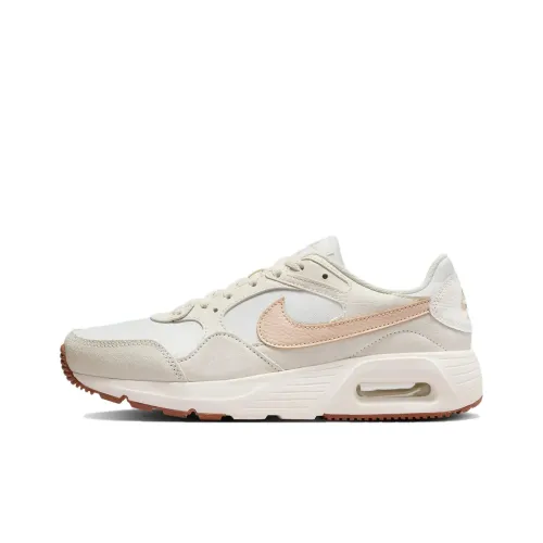 Nike Air Max SC Износостойкий Дышащий Низкий Топ Повседневная Обувь Женская Белый Коричневый