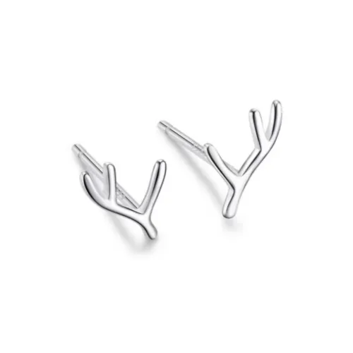 ZWU Серьги с серебряной заклепкой женские