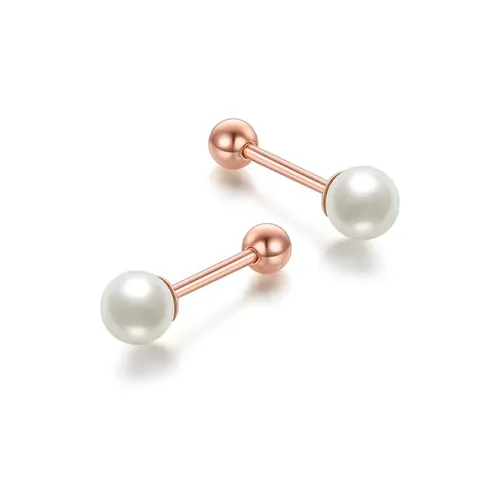 CHJ JEWELLERY 18K Золотые Серьги-гвоздики Женские