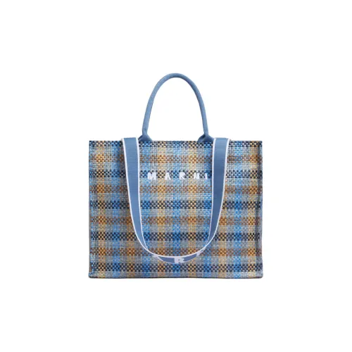 MARNI Полиамид Тоут Сумка Сумка для покупок Сумка Маленькая Женская Синяя