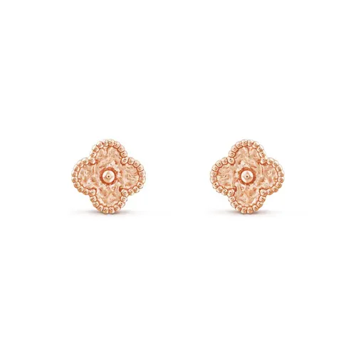 Van Cleef & Arpels Alhambra Four Leaf Lucky Series Серьги-гвоздики Женские