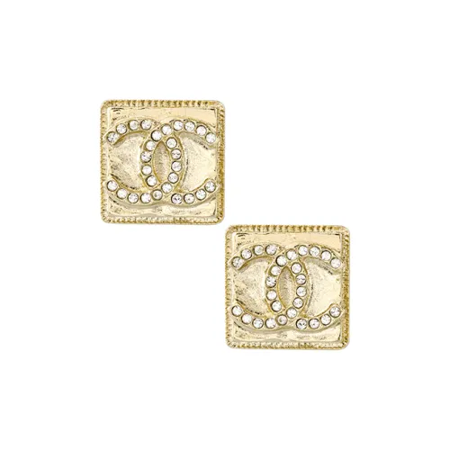 CHANEL 22c Early Spring Серьги-гвоздики Золотые Женские