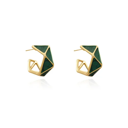 Ван Гог Alloy Stud Earrings Women's