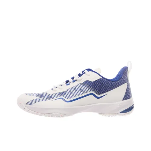 DECATHLON PERFLY 560 Амортизация Износостойкий Низкий Топ Бадминтон Обувь Мужская Белый Синий