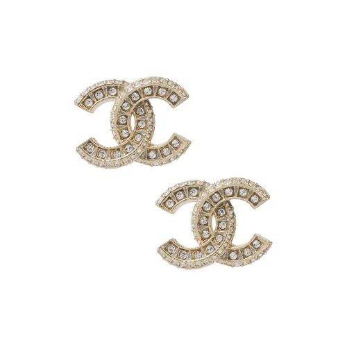 CHANEL CC Металлические Серьги-гвоздики Женские