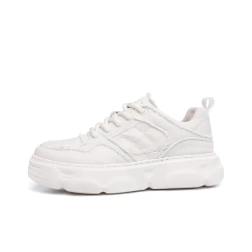 Linsen Low Top Скейтборд Кроссовки Мужские Белые