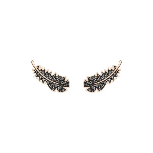 Swarovski NAUGHTY Искусственный кристалл Серьги-гвоздики Женские Черный