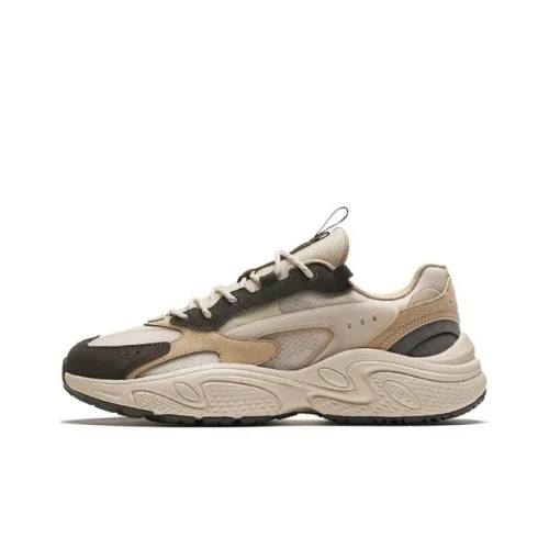 ANTA Амортизация Износостойкий Низкий Топ Повседневная Обувь Мужская Коричневый Черный