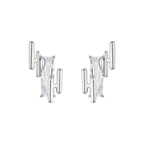 Glam Ever Серьги-гвоздики из серебра женские