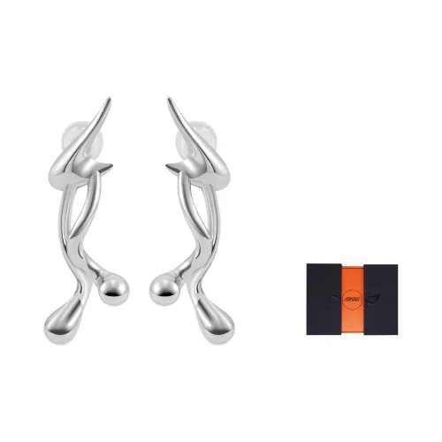 OMTO Медные Серьги-гвоздики Женские