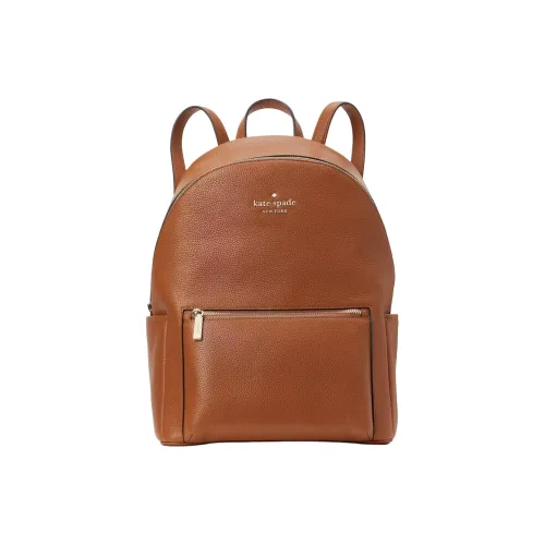 Kate Spade Leila Pebble Leather Backpack Large Women's Brown